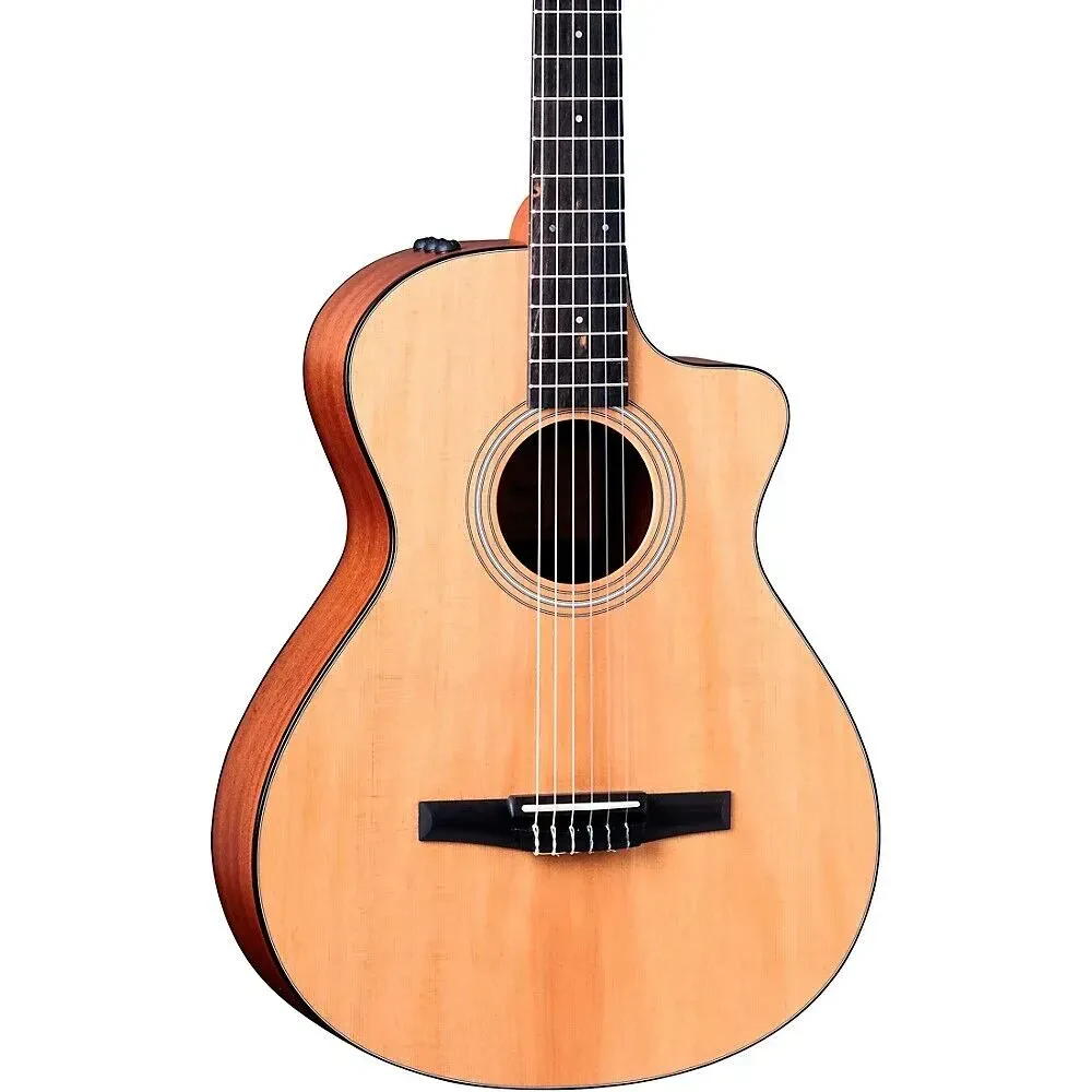 Электроакустическая классическая гитара Taylor 112ce-N Grand Concert Natural с вырезом и ES-N