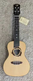 Luna Uke Dolphin Concert Spruce Top Ukulele with gig bag - Demo