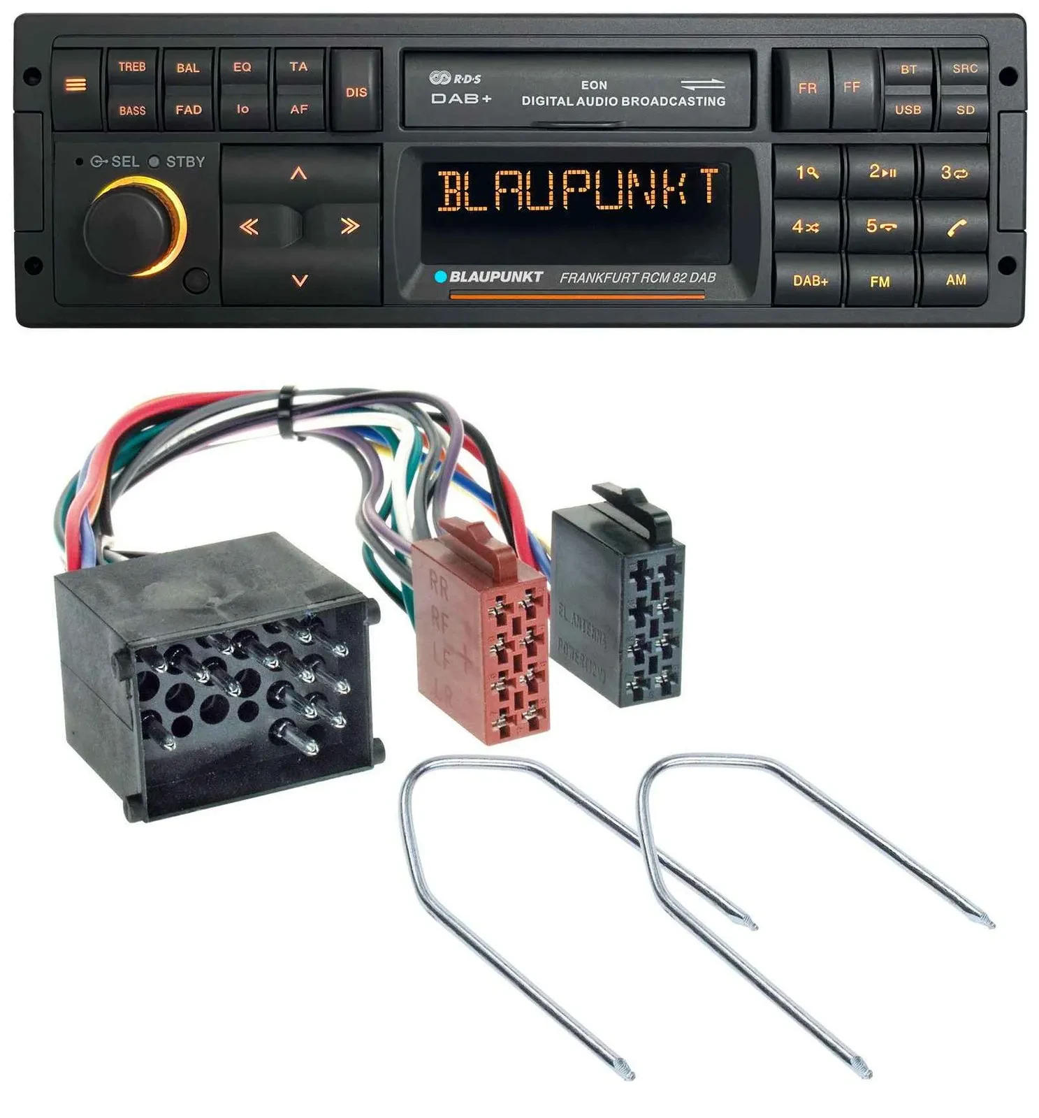 Blaupunkt USB DAB SD MP3 Bluetooth Autoradio für BMW 3er E30 E36 87-00 5er E34 8