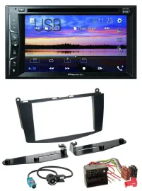 Автомагнитола для Mercedes C-Class (2007–2011) Pioneer 2DIN, Bluetooth, USB, DVD, DAB, MP3