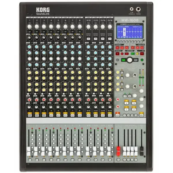 Аналогово-цифровой микшерный пульт KORG MW-1608