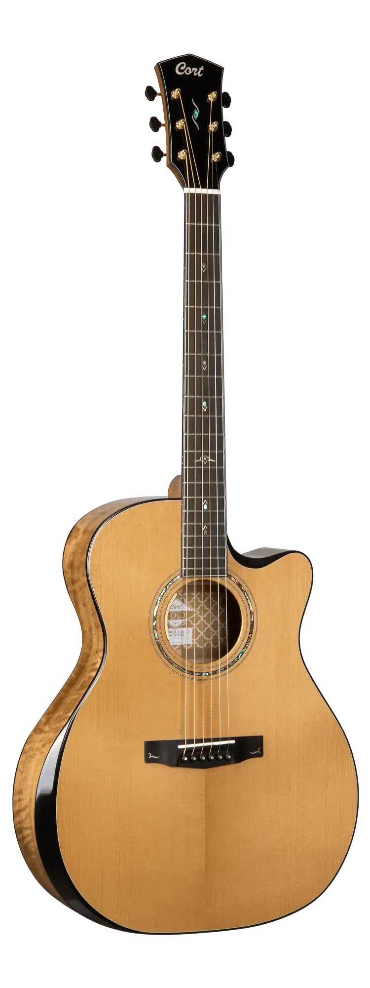 Электроакустическая гитара Cort Gold-Edge Grand Auditorium Natural Glossy
