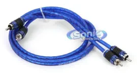 Stinger SI623 3 Ft 2-Channel 6000 Series RCA Audio Interconnect Cable