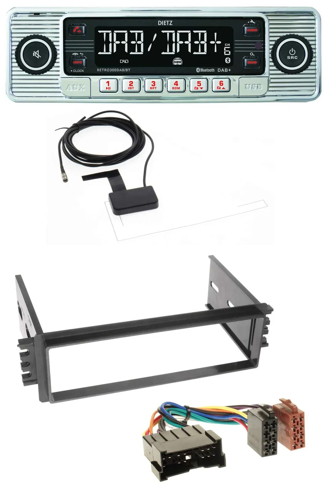 Автомагнитола для Hyundai Accent (2002–2005) Dietz Bluetooth, USB, MP3, DAB