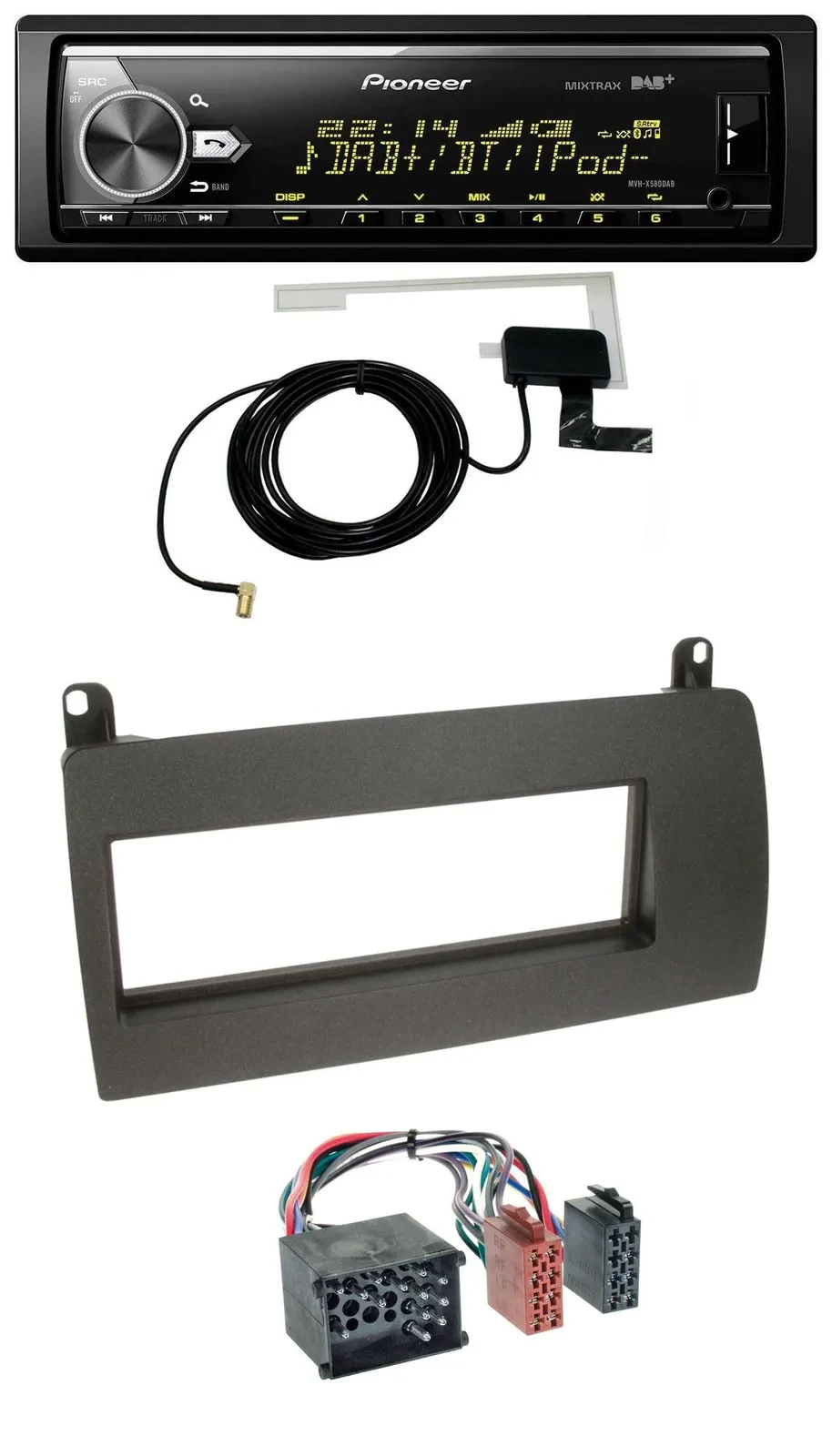 Pioneer Bluetooth DAB USB MP3 Autoradio für Rover 75 (1999-2001)