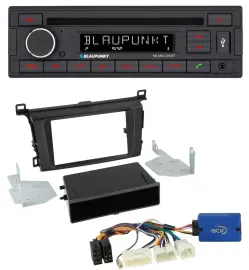 Blaupunkt MP3 USB CD Bluetooth AUX Autoradio für Toyota RAV-4 (ab 2013)