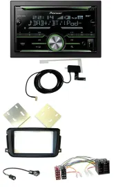 Pioneer CD USB MP3 Bluetooth 2DIN DAB Autoradio für Smart ForTwo 2010-2015 ISO