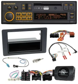 Pioneer DAB Lenkrad USB Bluetooth Autoradio für Saab 9-5 YS3E Facelift 2005-2011