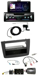 Автомагнитола Pioneer DAB Bluetooth USB для Alfa Mito 955 (2014–2018) черная с поддержкой управления на руле