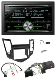Pioneer Bluetooth Lenkrad DAB 2DIN USB CD Autoradio für Chevrolet Cruze 05/2009-