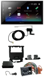 Pioneer DAB MP3 Bluetooth 2DIN USB Autoradio für Chevrolet Cruze ab 16 Klavierla