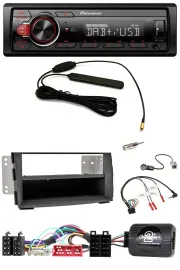 Pioneer MP3 DAB 1DIN Lenkrad USB Autoradio für Kia Venga (2010-2019)