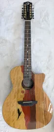 Luna Guitars Luna Vista Eagle 12 String  Tropical Wood Acoustic Electric Guitar w/Hard Case