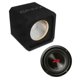 Сабвуфер для авто NVX NE81S 8", закрытый корпус 3/4" MDF