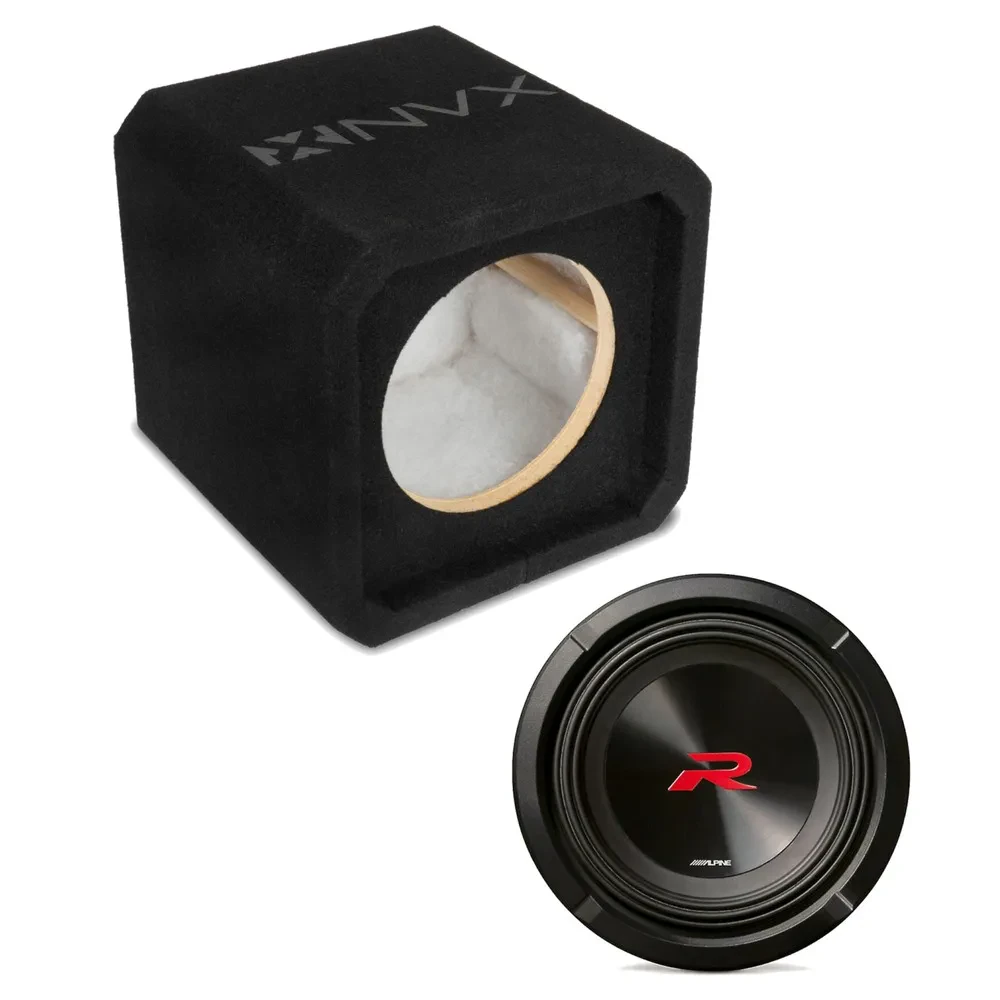 Сабвуфер для авто NVX NE81S 8", закрытый корпус 3/4" MDF