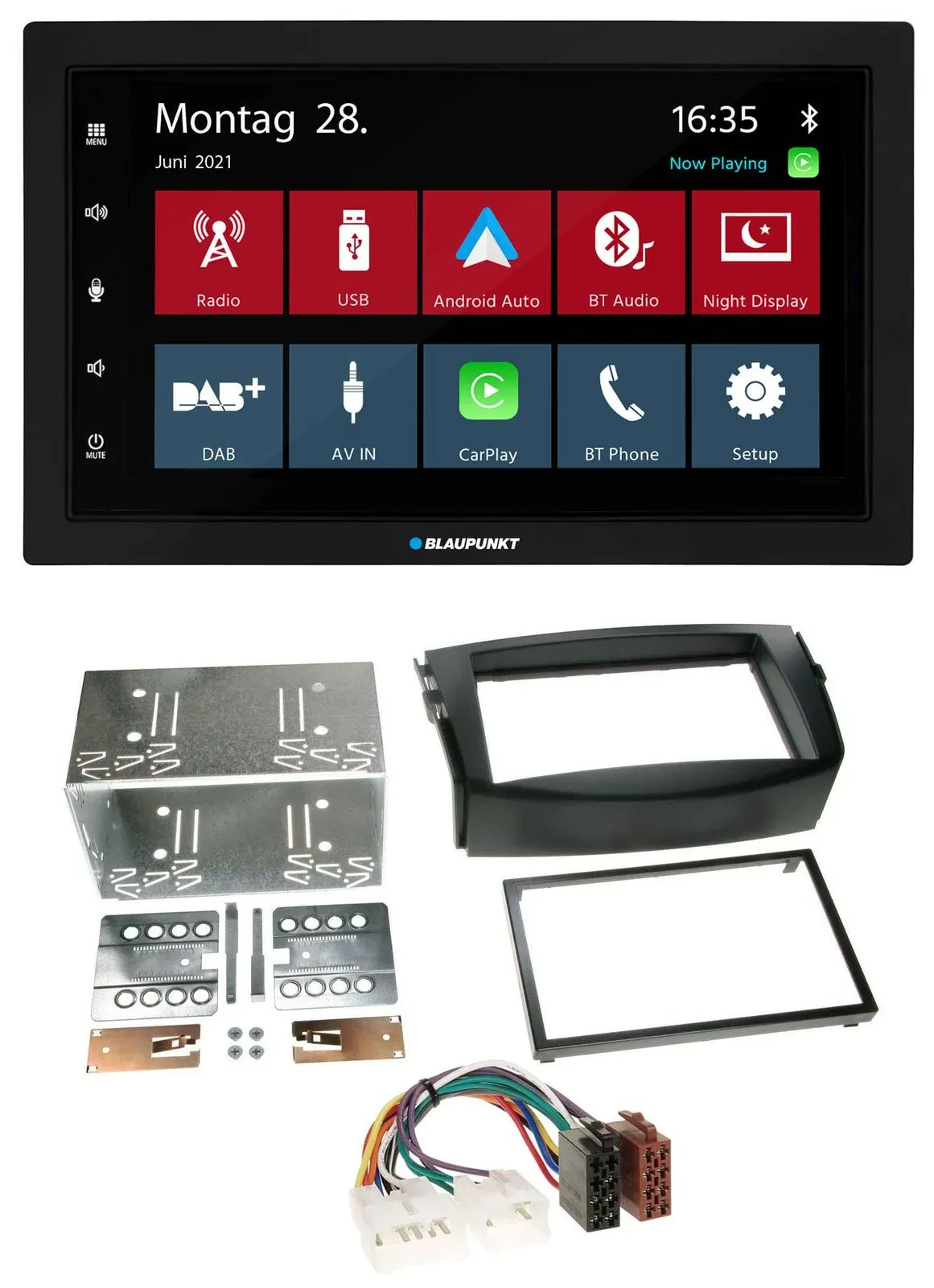 Blaupunkt MP3 Bluetooth DAB 2DIN USB Autoradio für Toyota RAV 4 (2006-2013)