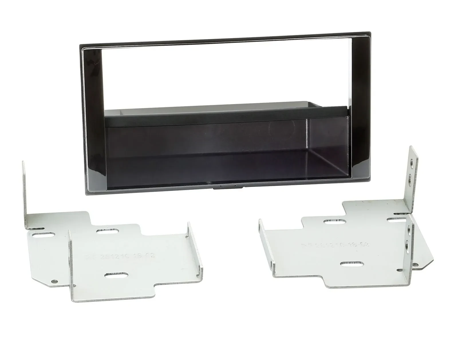 Radioblende DIN Autoradio für Nissan Micra Note ab 2013 piano-schwarz