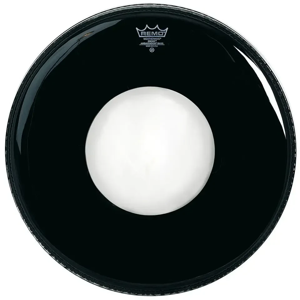 Пластик для барабана Remo 20" Ambassador Ebony