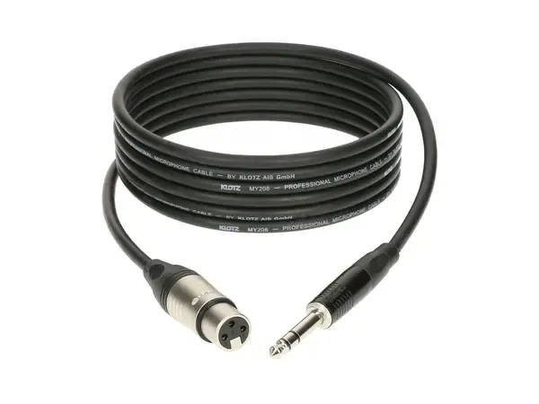 KLOTZ Pro Audiokabel, female XLR - 3 m