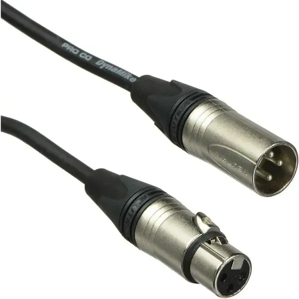 Микрофонный кабель Pro Co Sound EXM-25 Excellines Black 7.6 м