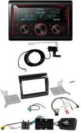 Pioneer 2DIN Lenkrad DAB USB CD Bluetooth Autoradio für Citroen Fiat Peugeot 201