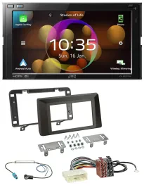 JVC DAB MP3 2DIN Bluetooth USB Autoradio für Dacia Duster (ab 2021)