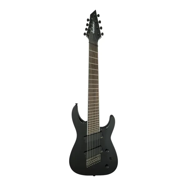 Jackson X Series Soloist Arch Top SLAT8 MS 8 String Electric Guitar Black