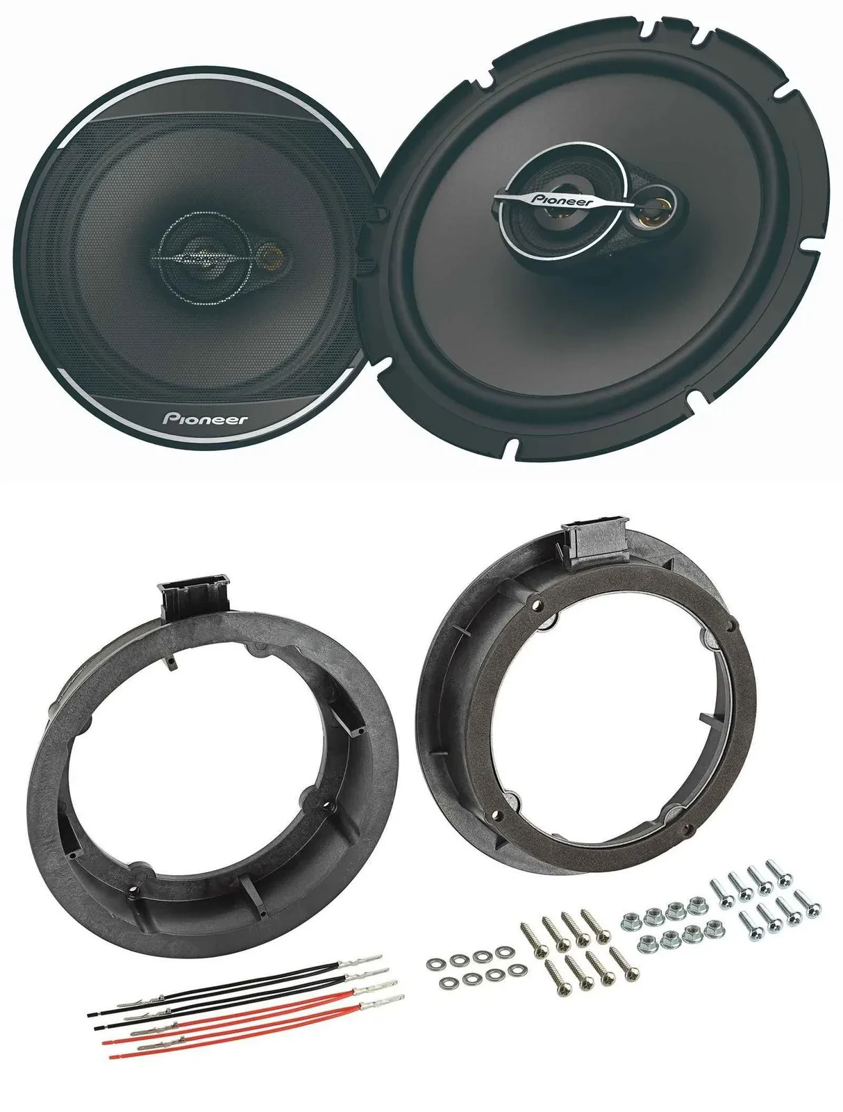 Pioneer 16,5cm 3-Wege 320Watt Lautsprecher für Skoda Fabia VW Bora Golf Passat P