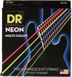 Струны для бас-гитары DR Strings NMCB5-45 45-125 (люминисцентные)