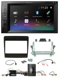 Автомагнитола для Porsche 911 (991) 2011–2017 Pioneer 2-DIN, DAB, Bluetooth, USB