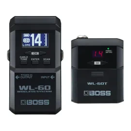 BOSS WL-60 LCD Plug-and-Play Large Simplicity Compact Guitar Wireless System