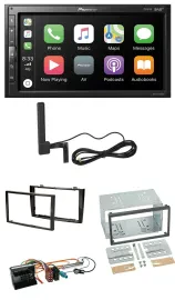 Pioneer USB 2DIN Bluetooth DAB MP3 Autoradio für Peugeot 308 2007-09 schwarz