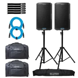 Alto Pro TS412 12" 2-Way Powered Active DJ PA Speaker w Bluetooth Pair & Stands