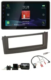 JVC DAB Lenkrad Bluetooth USB Autoradio für Fiat Grande Punto 06-10 schwarz