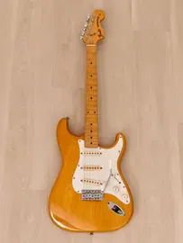 Электрогитара Fender Stratocaster ST72-75 Dimarzio SSS Natural w/gigbag Japan 1986