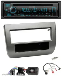 Автомагнитола Kenwood Bluetooth, DAB, CD, USB для Lancia Y 843 (2005–2011), антрацит