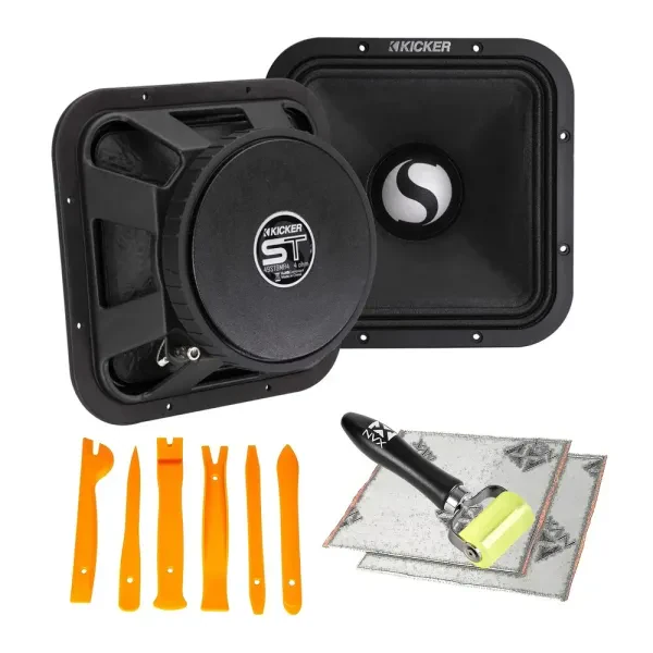 Kicker 49ST9MR4 w/ Speaker Installation Accessory Kit