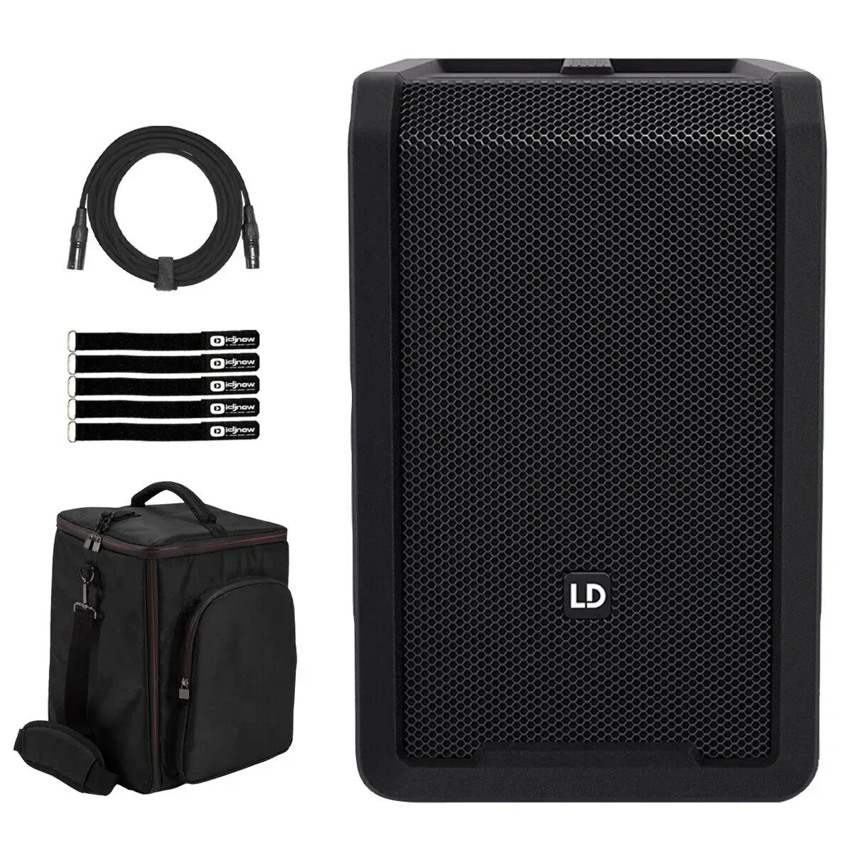 LD Systems ANNY 8 Portable Bluetooth PA Speaker Black with Backpack