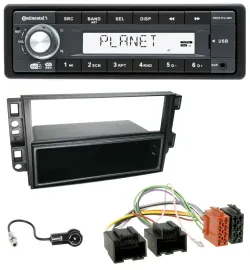 Continental MP3 AUX USB DAB 1DIN Autoradio für Chevrolet Aveo Epica Captiva 06-1