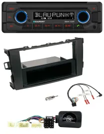 Blaupunkt Lenkrad MP3 CD Bluetooth USB Autoradio für Toyota Auris 2007-2011 schw