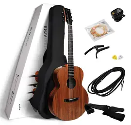 Электроакустическая гитара фолк Enya EA-X1EQ+ с чехлом