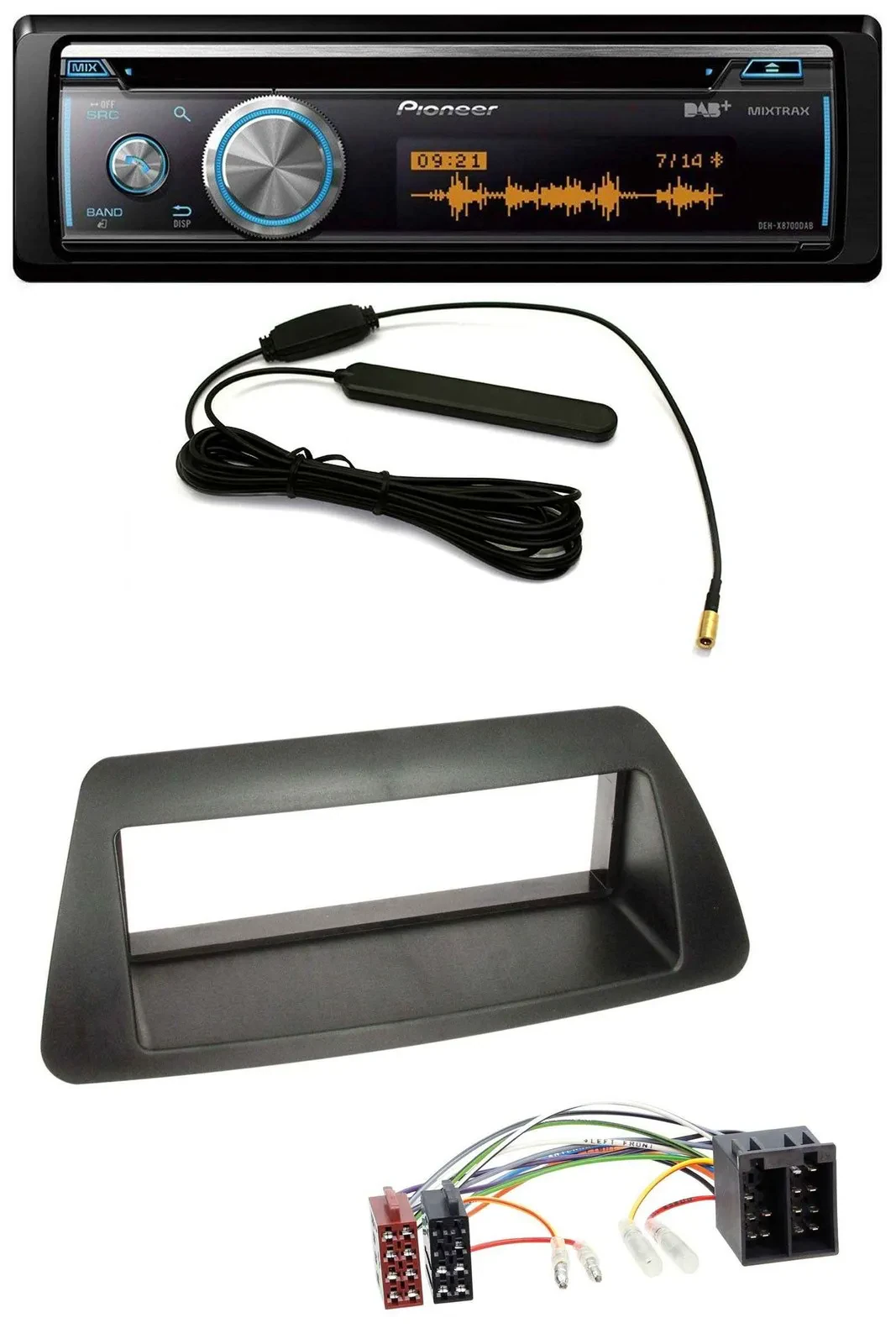 Pioneer CD USB Bluetooth DAB MP3 Autoradio für Fiat Bravo Brava Marea Marea-Week