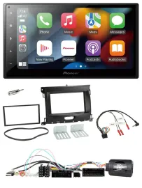 Автомагнитола Pioneer 2DIN, DAB, Bluetooth, USB для Ford Ranger XL (с 02/2016)