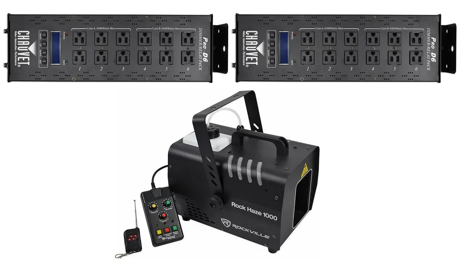 Генератор тумана Chauvet DJ ROCKHAZE 1000 с DMX-диммером