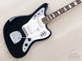 2025 Fender Traditional II Late ‘60s Jaguar Black, Blocks & Binding, Japan MIJ