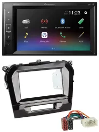 Pioneer DAB MP3 2DIN Bluetooth USB Autoradio für Suzuki Vitara (ab 2015)