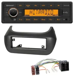 Continental 1DIN USB AUX MP3 Autoradio für Fiat Fiorino Qubo Citroen Nemo Peugeo