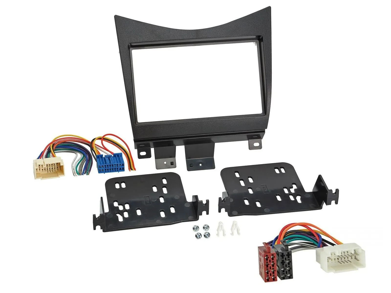 Einbauset Doppel DIN Autoradio für Honda Accord 02-08 schwarz