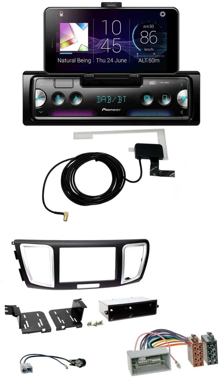 Pioneer DAB Bluetooth MP3 USB Autoradio für Honda Accord (ab 2011)