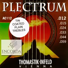 Струны для акустической гитары Thomastik Plectrum AC112T 12-59